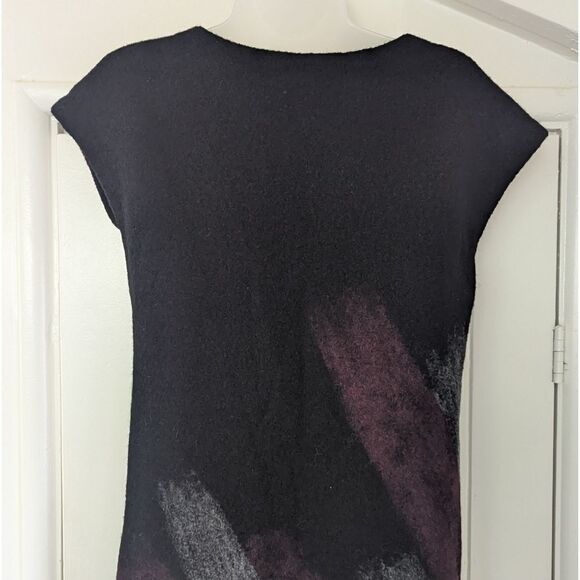 VTG Boiled Wool Dress Whimsigoth Fairy Grunge Witchy Dark Academia SM - Picture 5 of 8